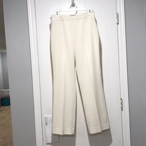 About a size 4 in white cream dress pants